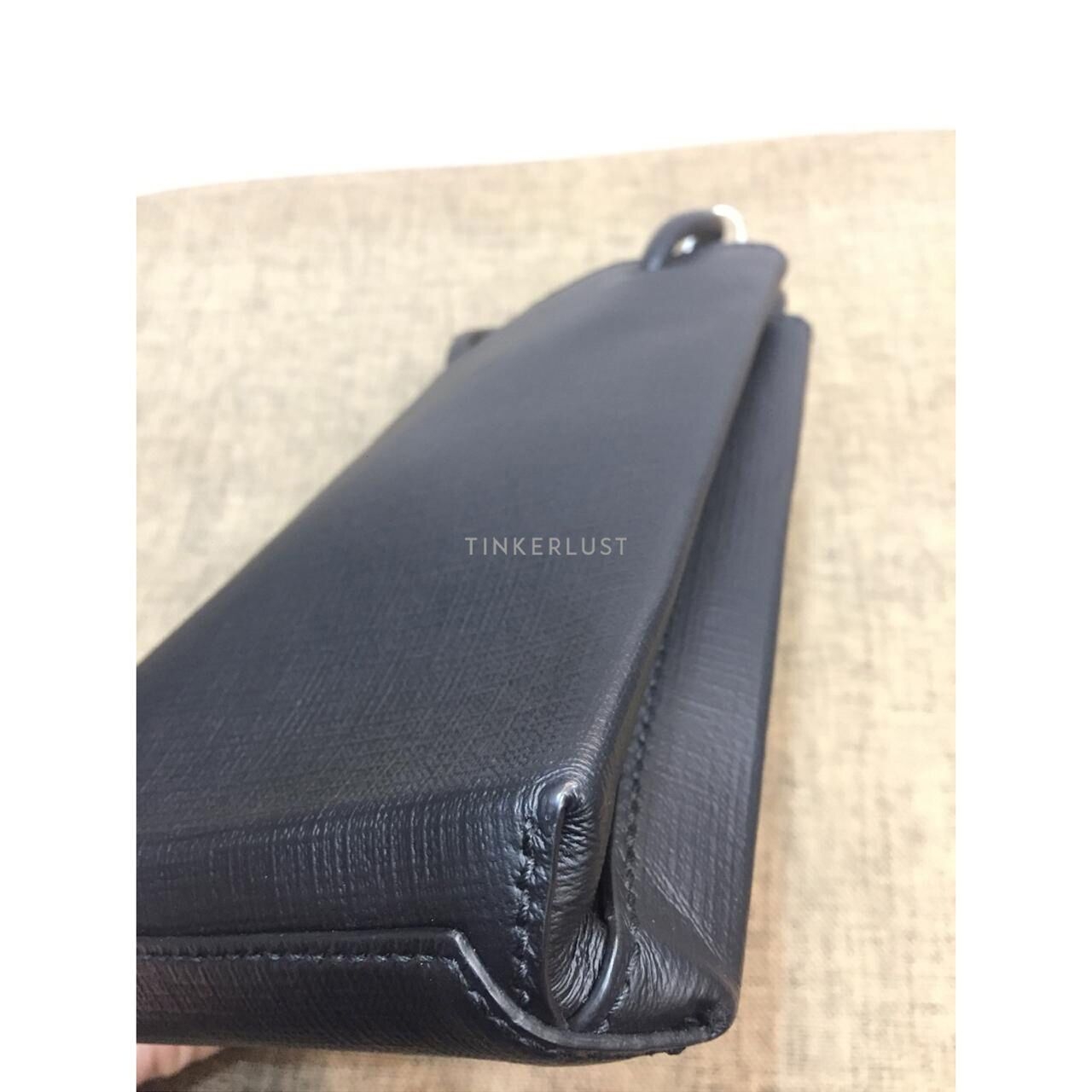 Balenciaga Phone Holder Bag Leather Black 2020 Sling Bag