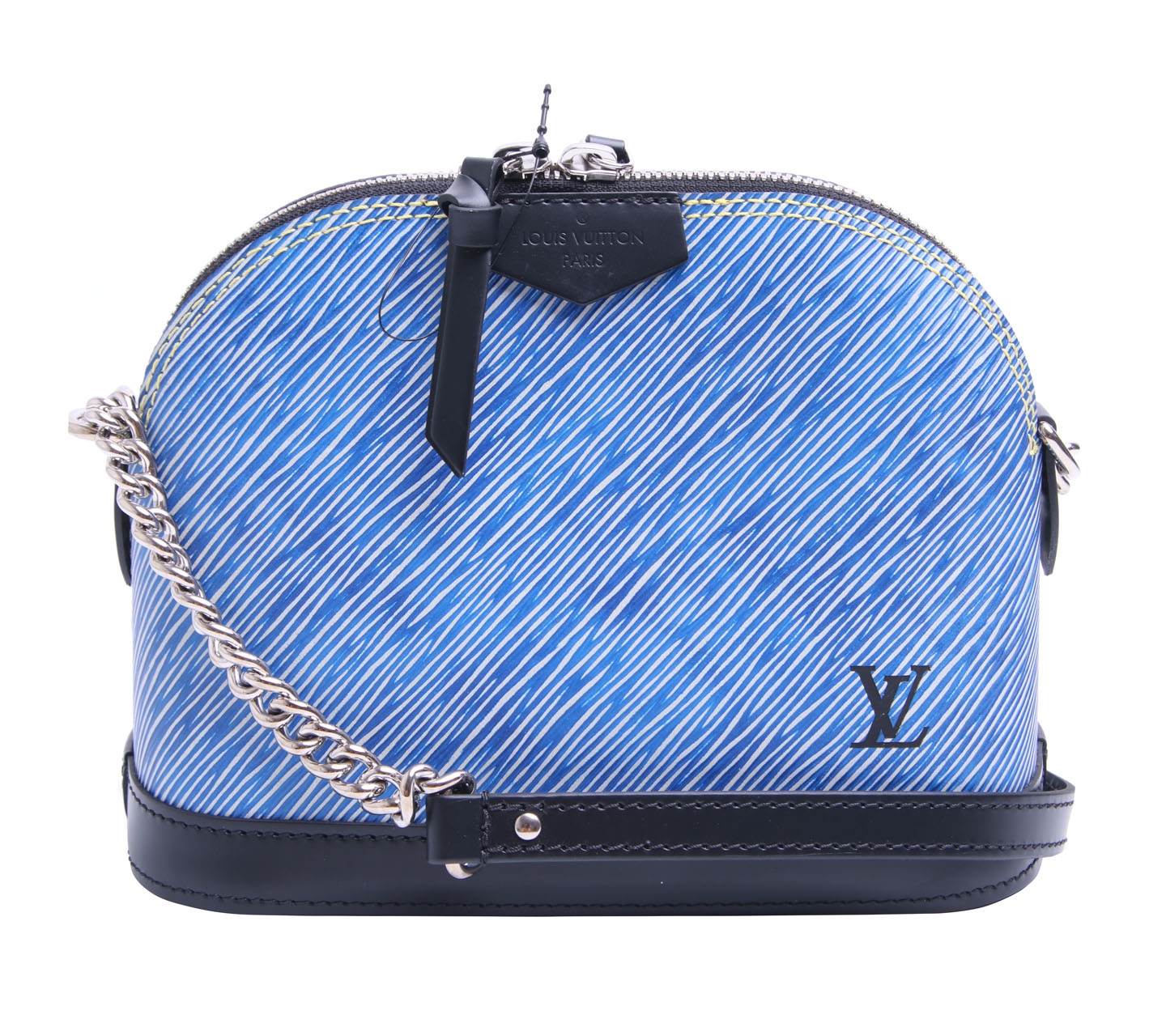 Louis Vuitton Blue Alma Mini Sling Bag