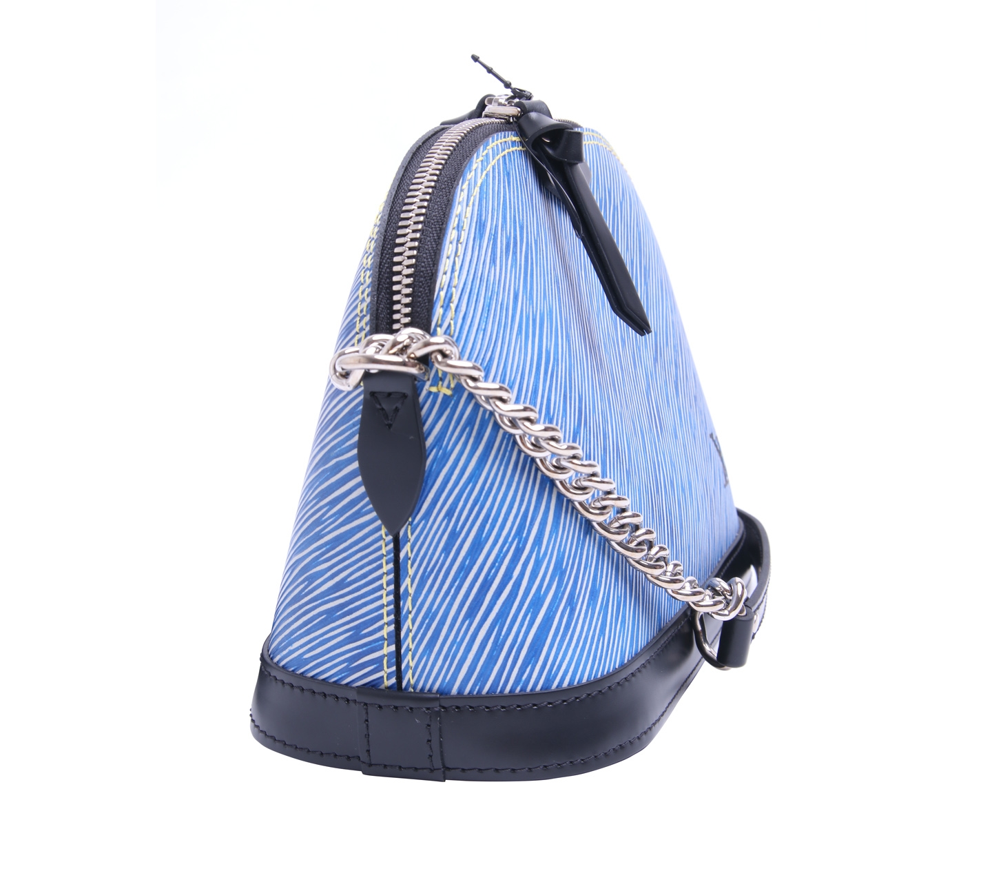 Louis Vuitton Blue Alma Mini Sling Bag