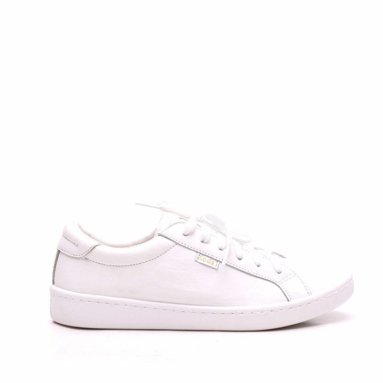 Keds Ace Leather White Sneakers