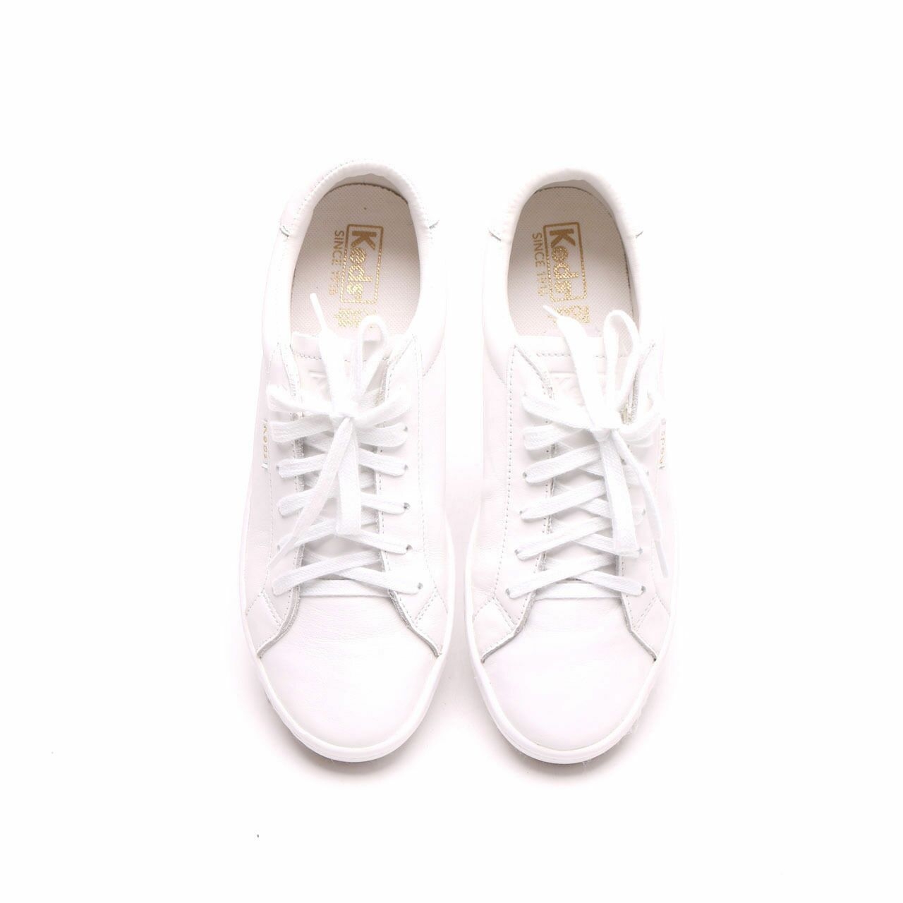 Keds Ace Leather White Sneakers