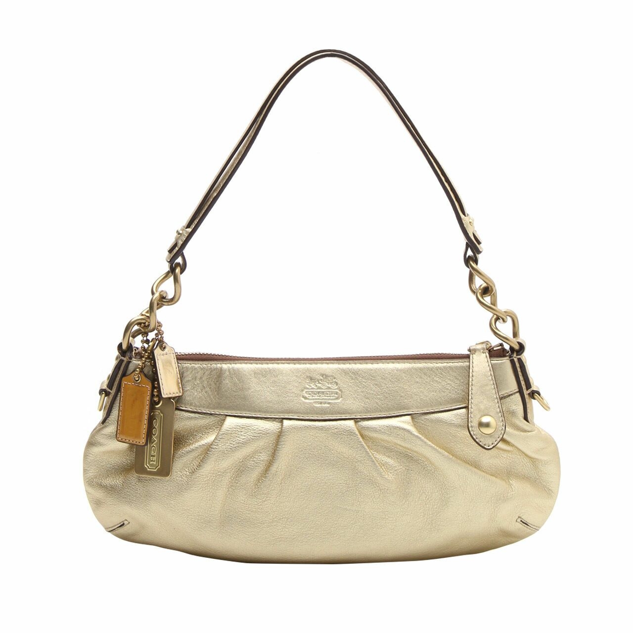 Coach Gold Shoulder Bag 