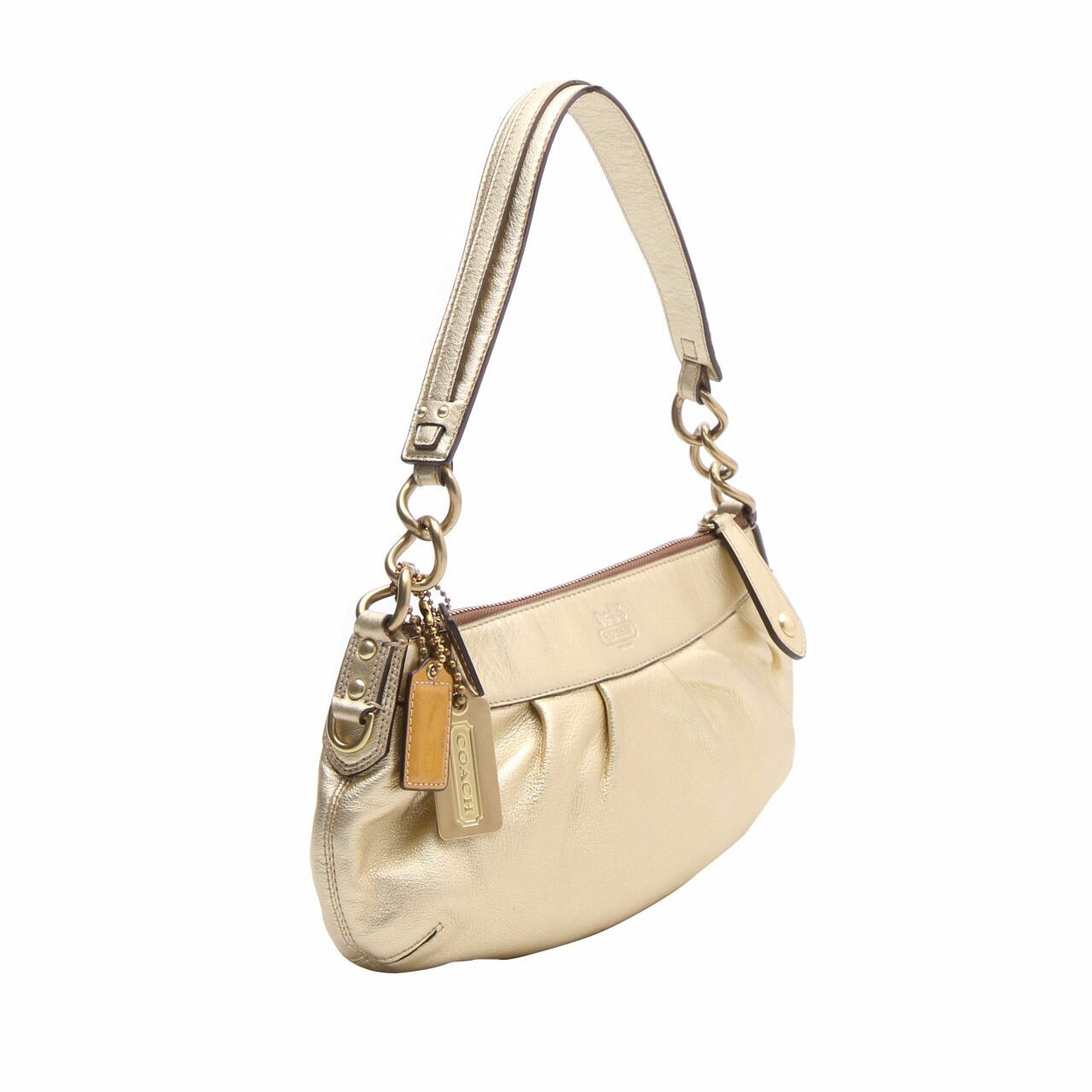 Coach Gold Shoulder Bag 