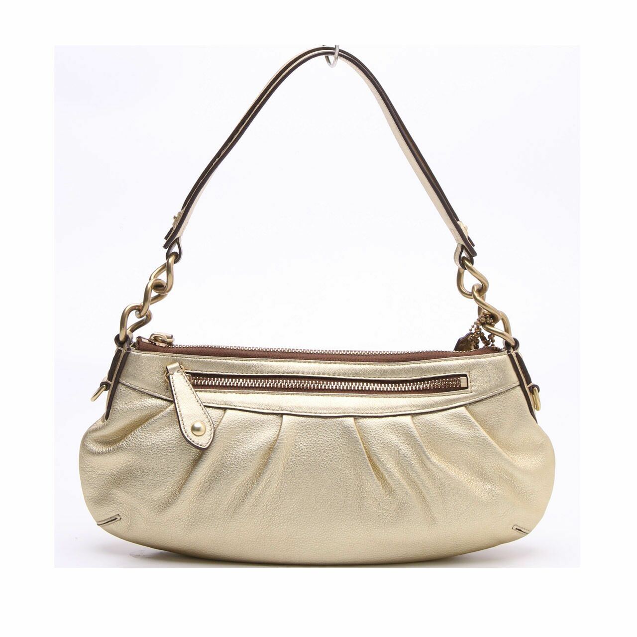 Coach Gold Shoulder Bag 