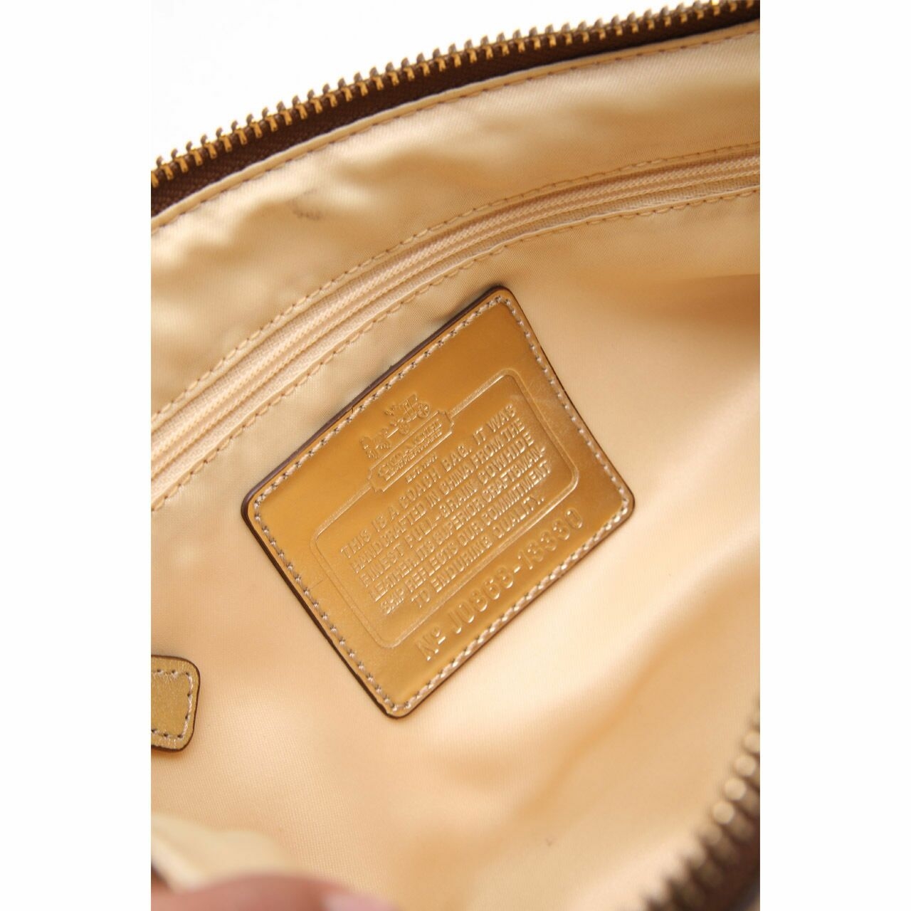 Coach Gold Shoulder Bag 