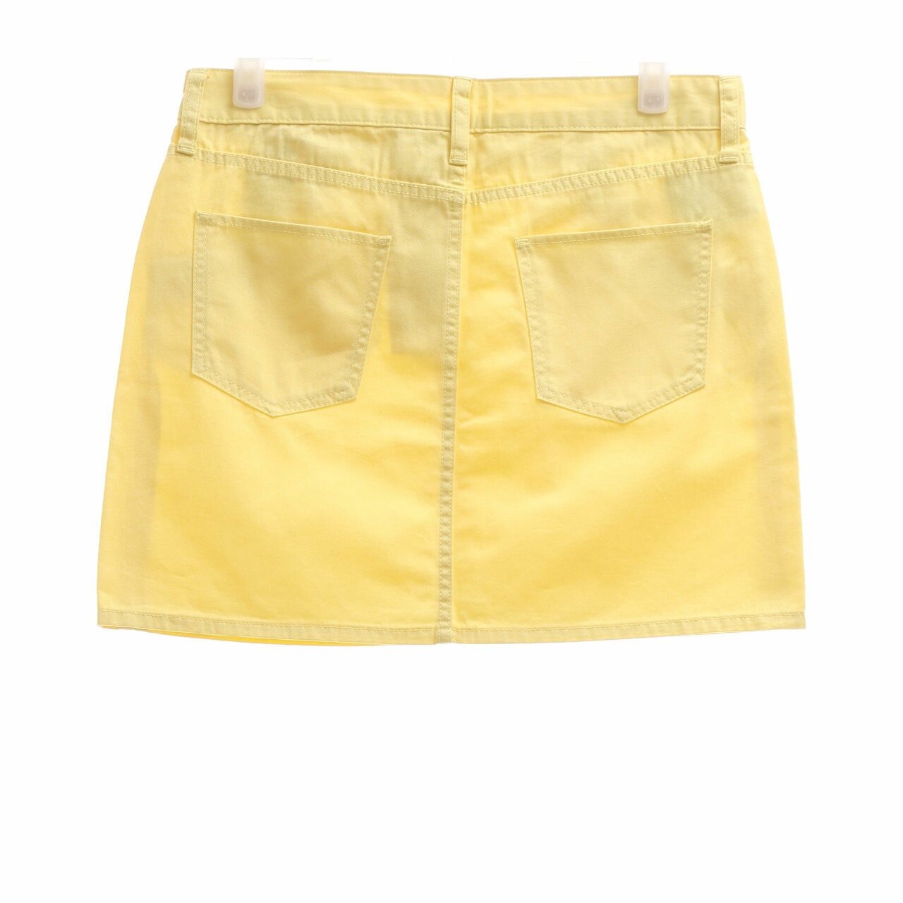 UNIQLO Yellow Mini Skirt