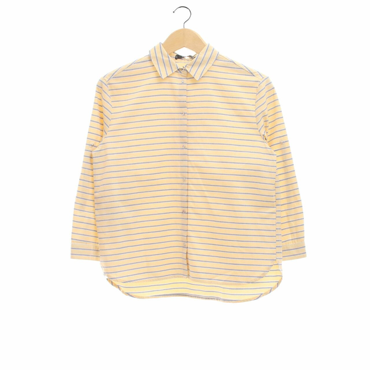 Mango Yellow Stripes Kemeja