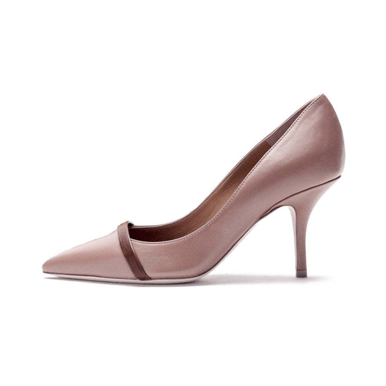 Malone Souliers Rina 70 Pumps Deep Taupe