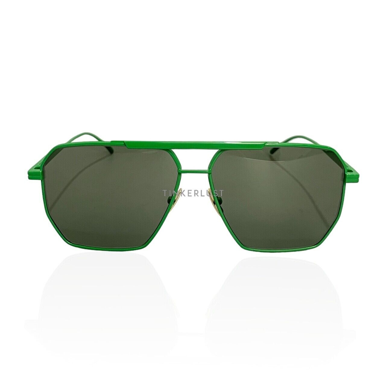 Bottega Veneta BV1012S Aviator Green Sunglasses