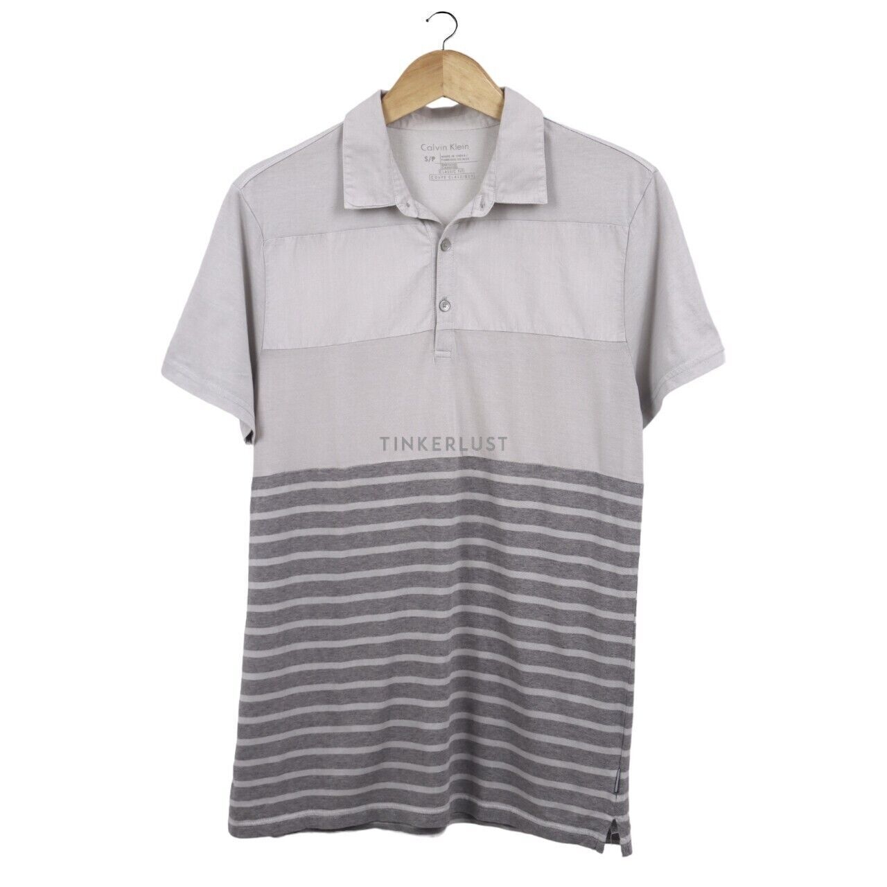 Calvin Klein Grey Polo Shirt