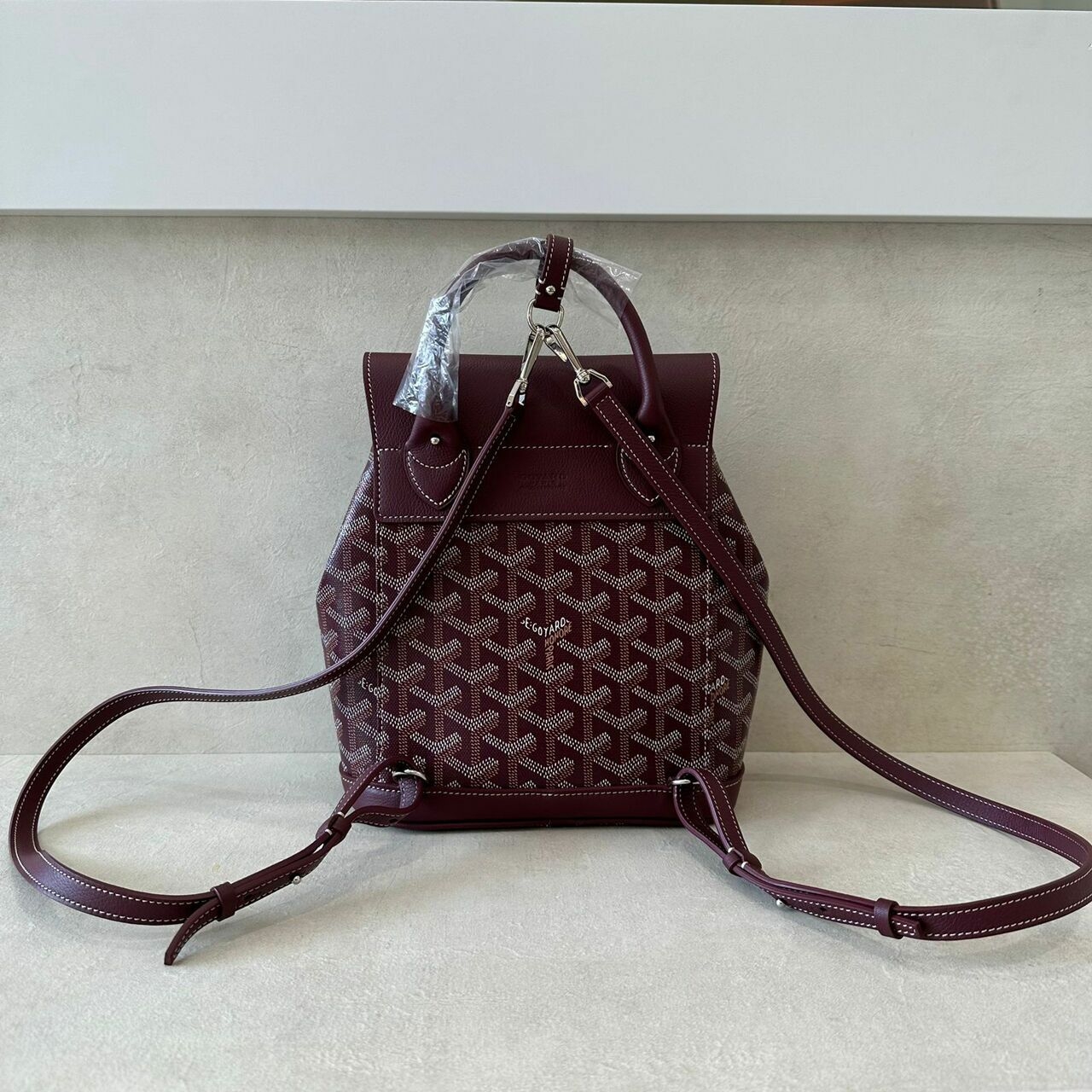 Goyard Mini Alpin Bordeaux Backpack