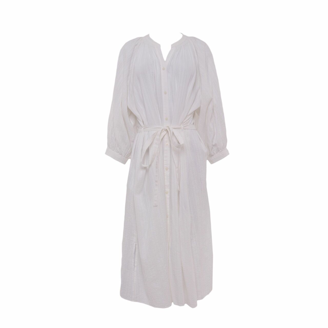 UNIQLO White Midi Dress