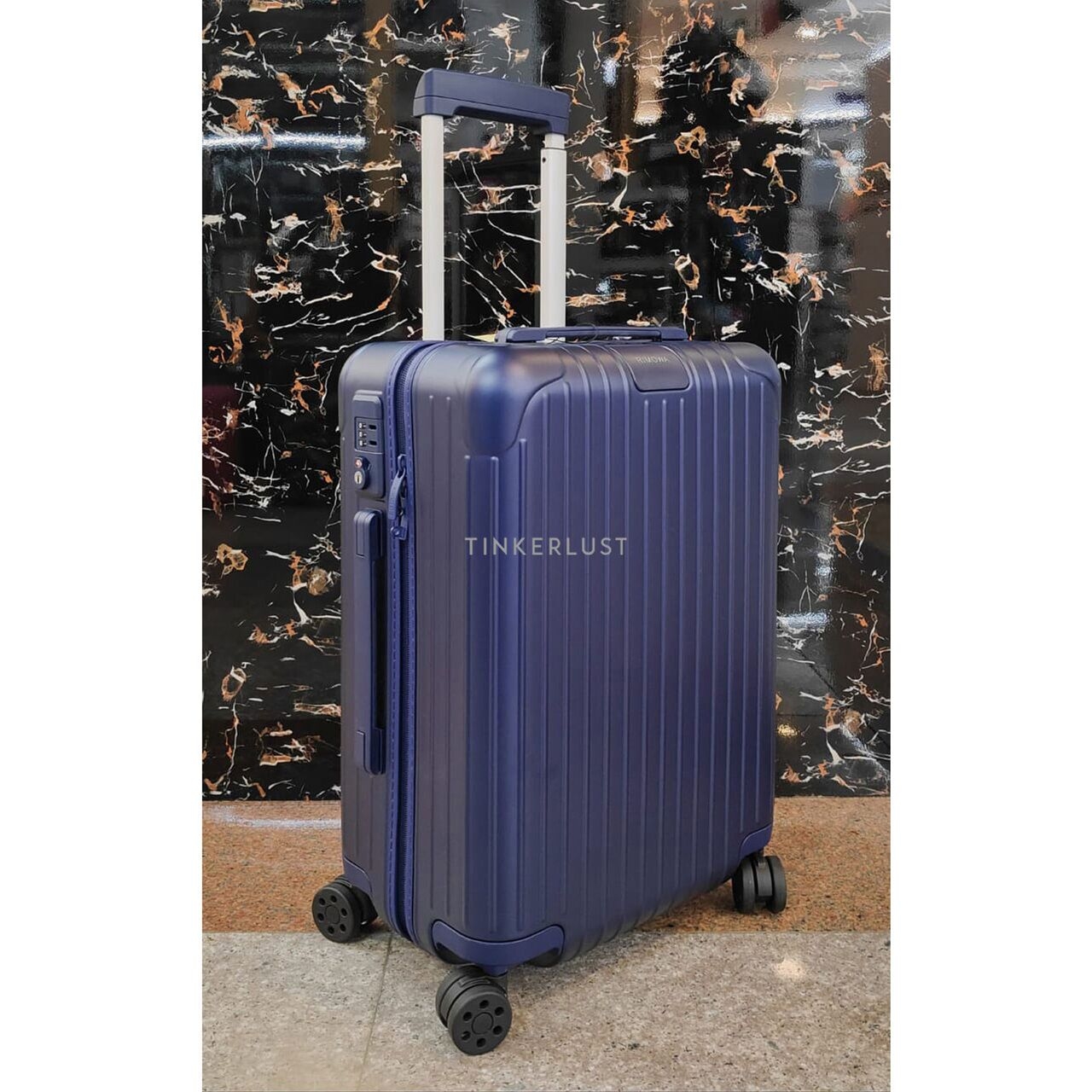 Rimowa Essential Cabin Blue Matte Double Handle Suitcase