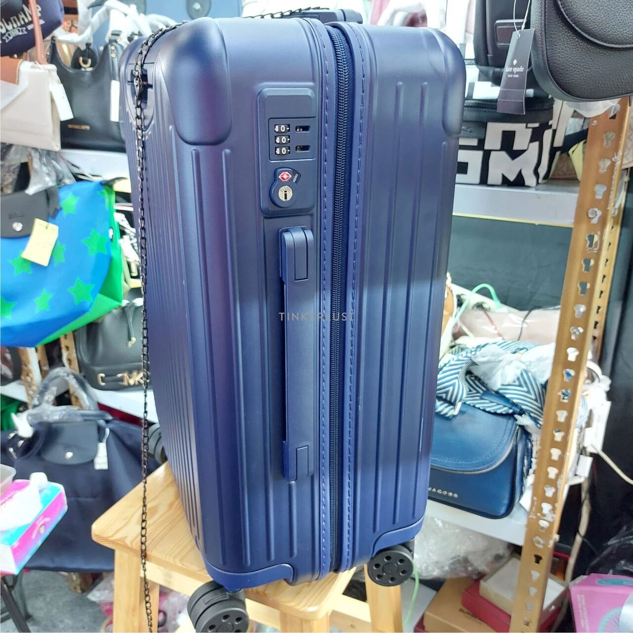 Rimowa Essential Cabin Blue Matte Double Handle Suitcase