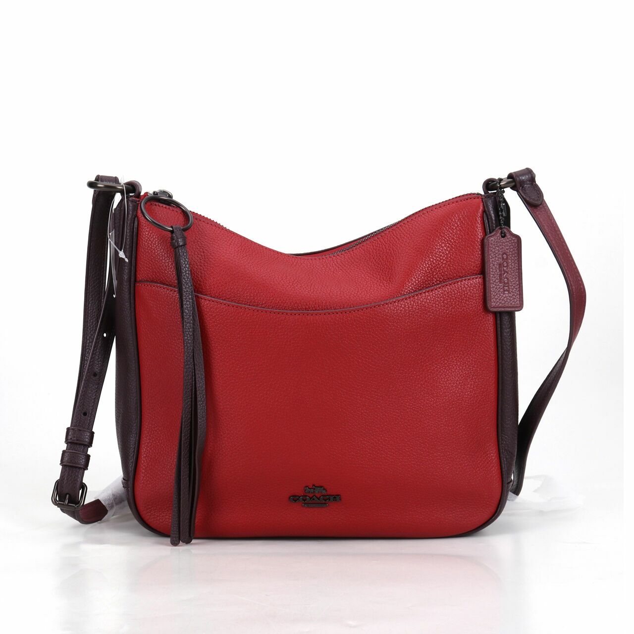 Coach 38696 Chaise Crossbody Colorblock Red Multi 