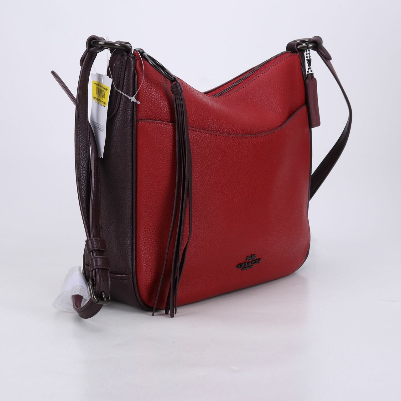 Coach 38696 Chaise Crossbody Colorblock Red Multi 