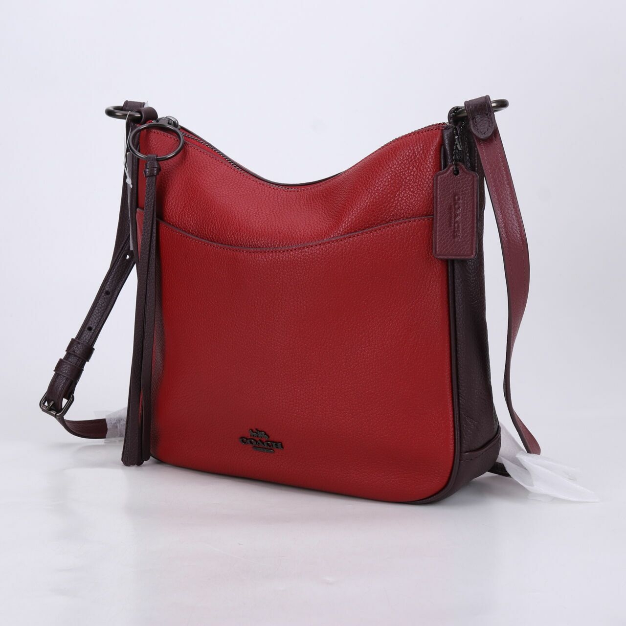 Coach 38696 Chaise Crossbody Colorblock Red Multi 