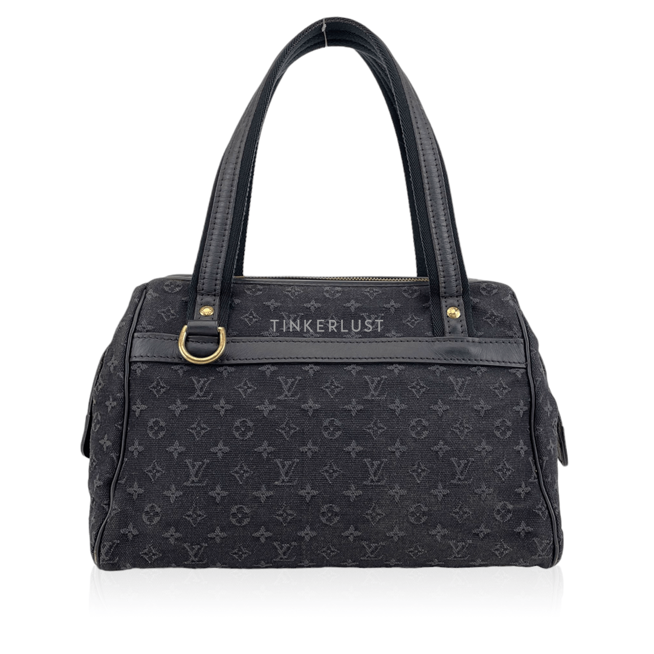 Louis Vuitton Navy Blue Monogram Mini Lin Josephine PM Bag