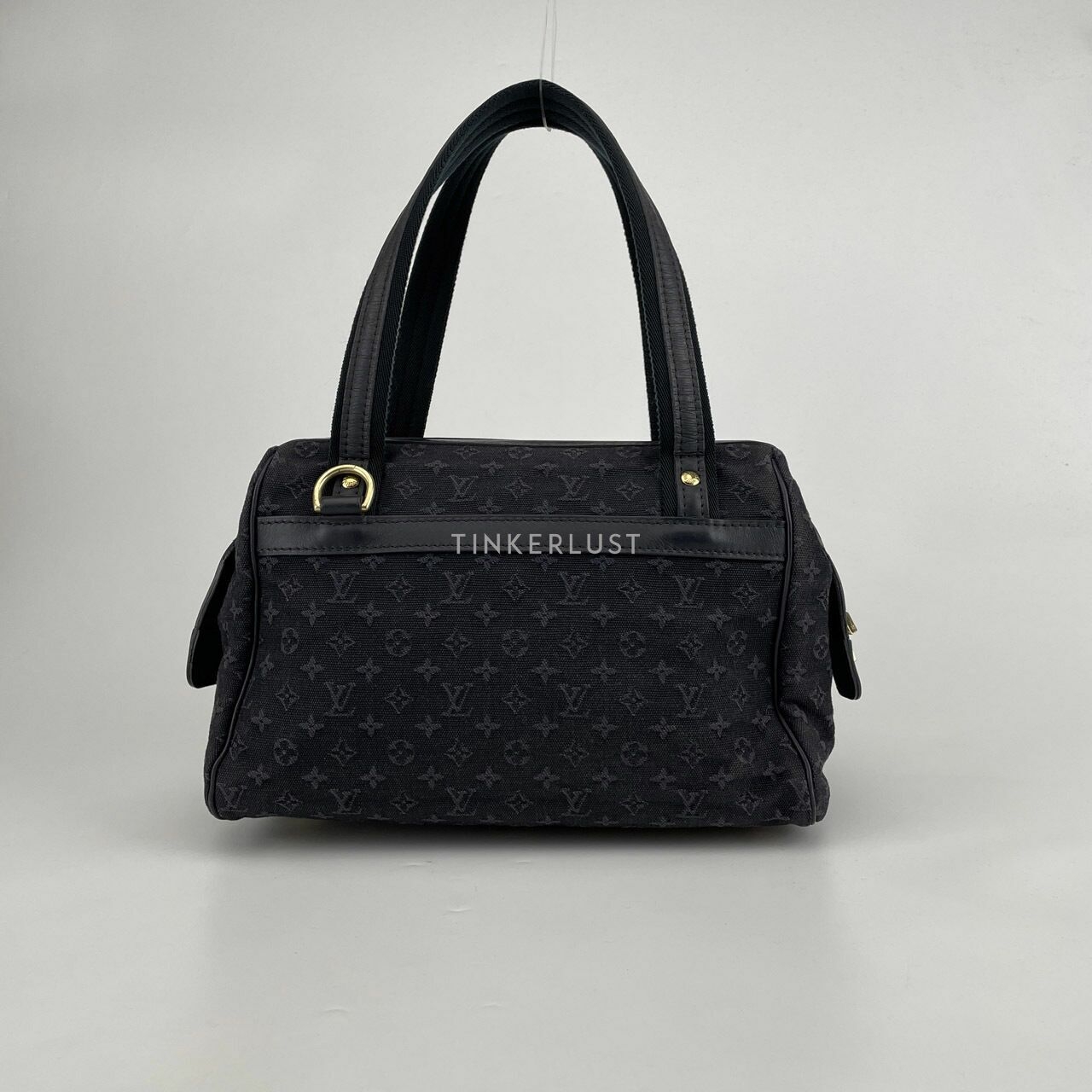 Louis Vuitton Navy Blue Monogram Mini Lin Josephine PM Bag