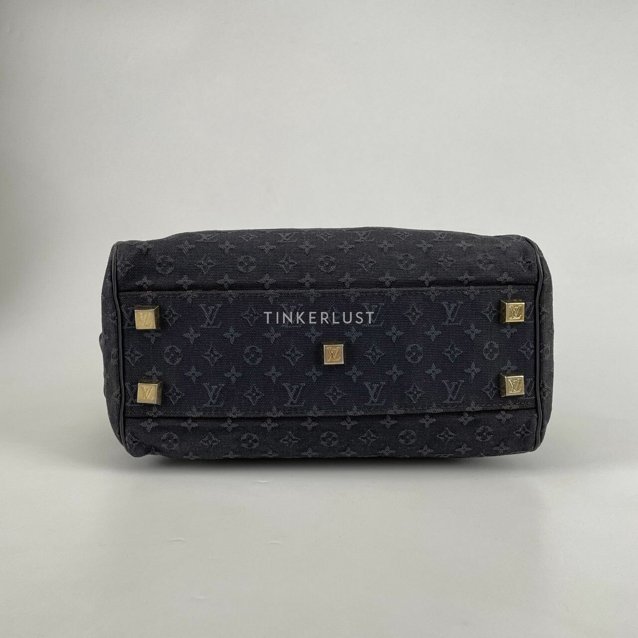 Louis Vuitton Navy Blue Monogram Mini Lin Josephine PM Bag