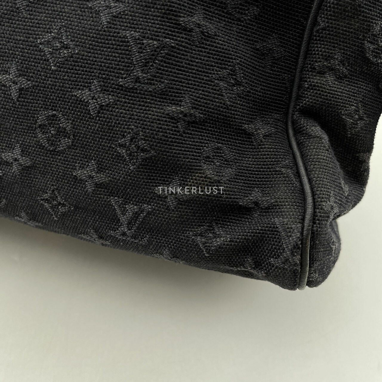 Louis Vuitton Navy Blue Monogram Mini Lin Josephine PM Bag