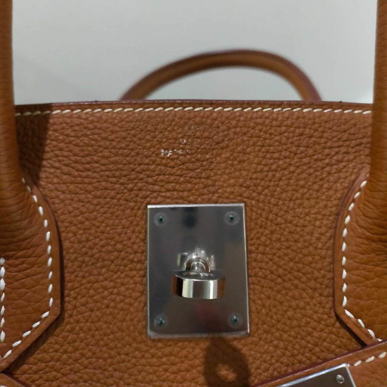 Hermes Birkin 35 Gold Togo Phw Stamp R 2014 Handbag