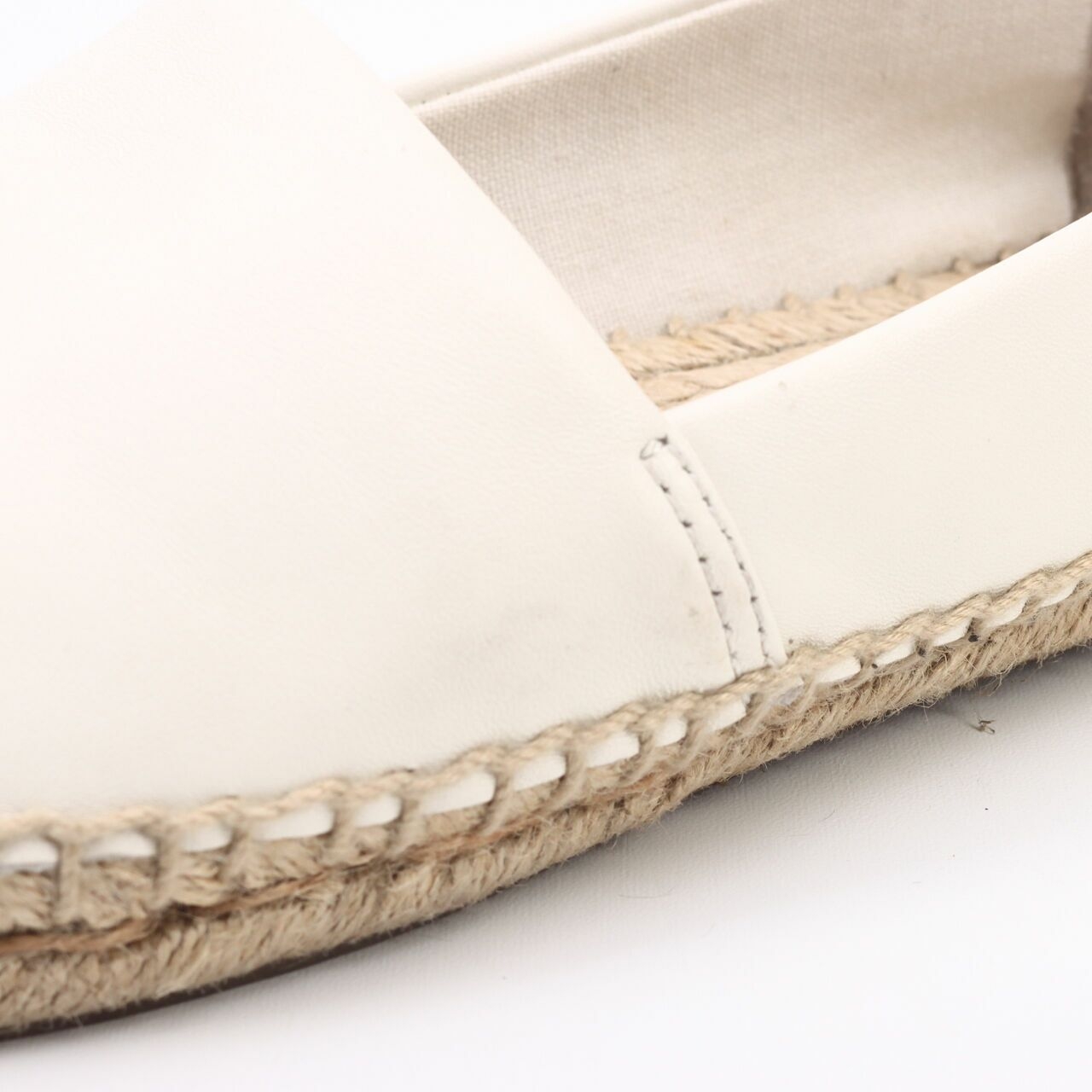 Tory Burch Color Bloack Flat Espadrille Ivory Black 