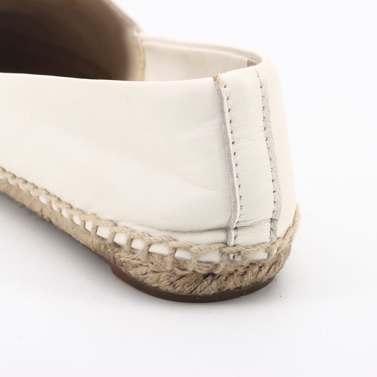 Tory Burch Color Bloack Flat Espadrille Ivory Black 