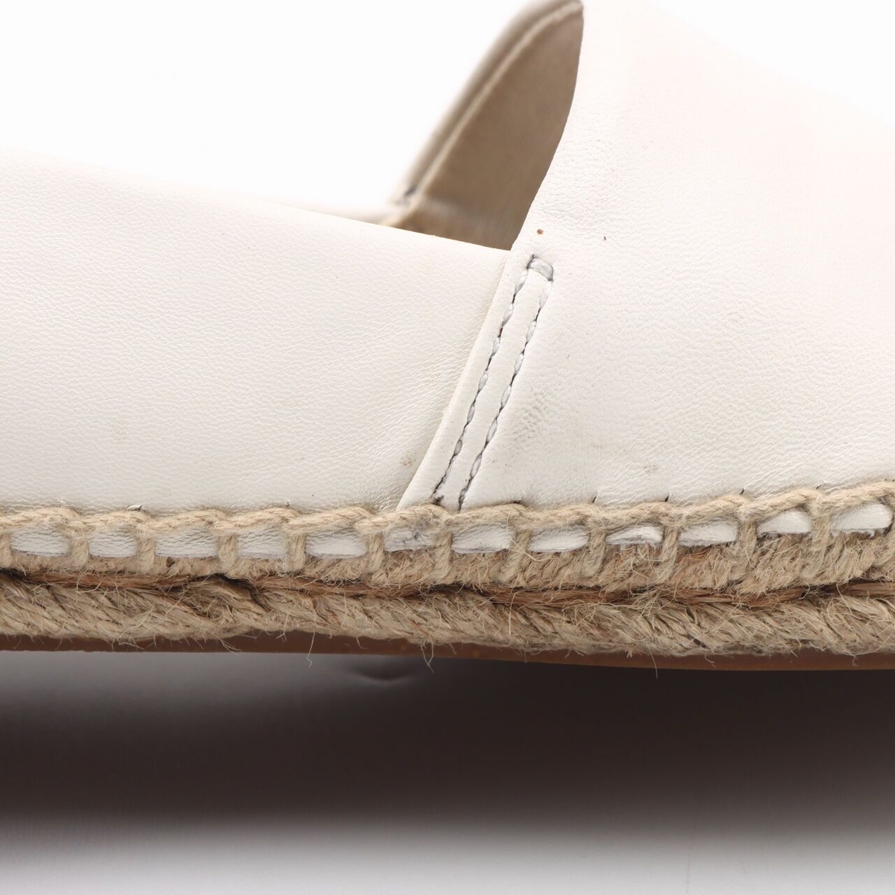 Tory Burch Color Bloack Flat Espadrille Ivory Black 