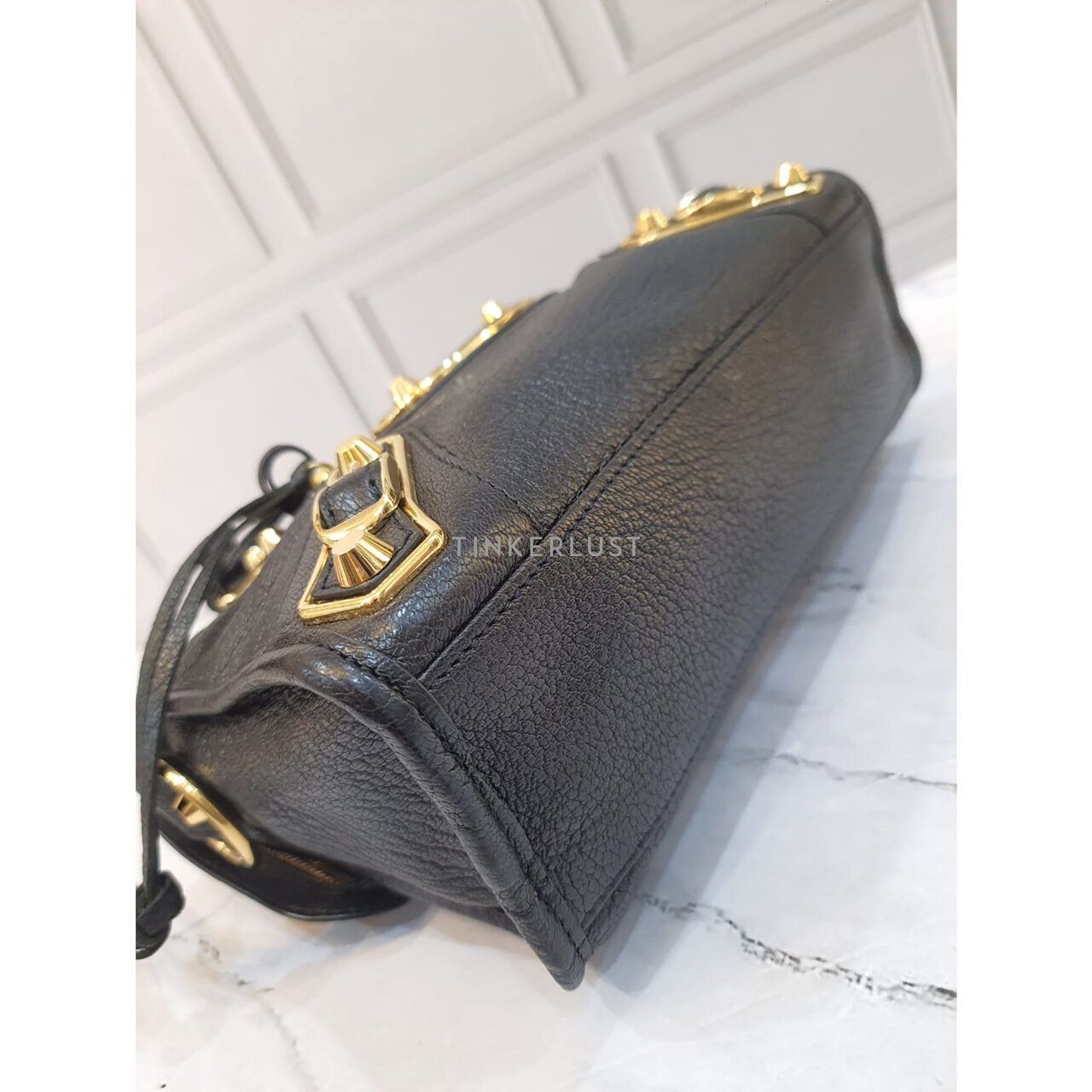 Balenciaga Mini City Edge Black 2020 GHW Satchel