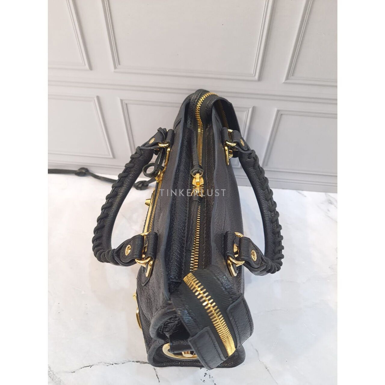 Balenciaga Mini City Edge Black 2020 GHW Satchel