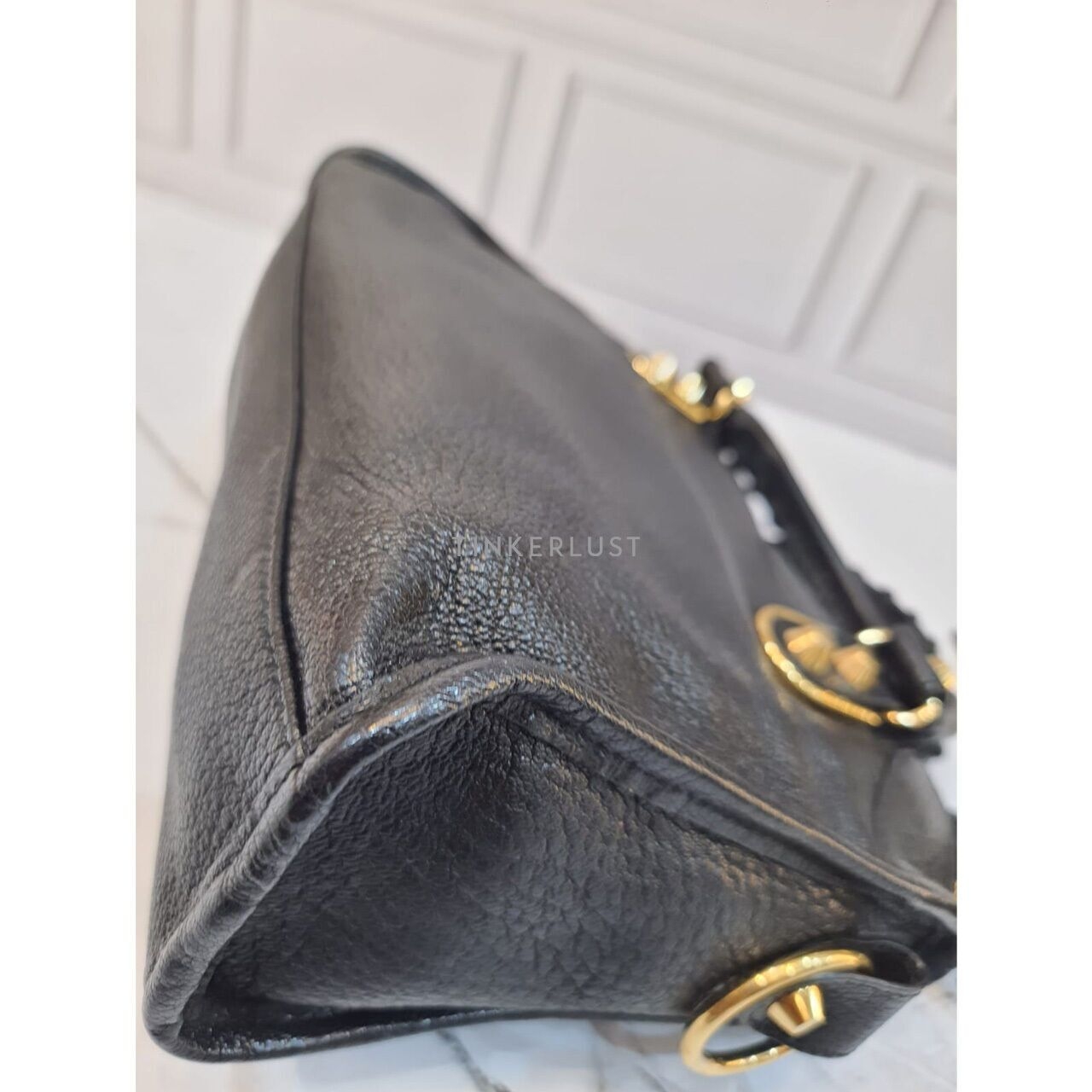 Balenciaga Mini City Edge Black 2020 GHW Satchel