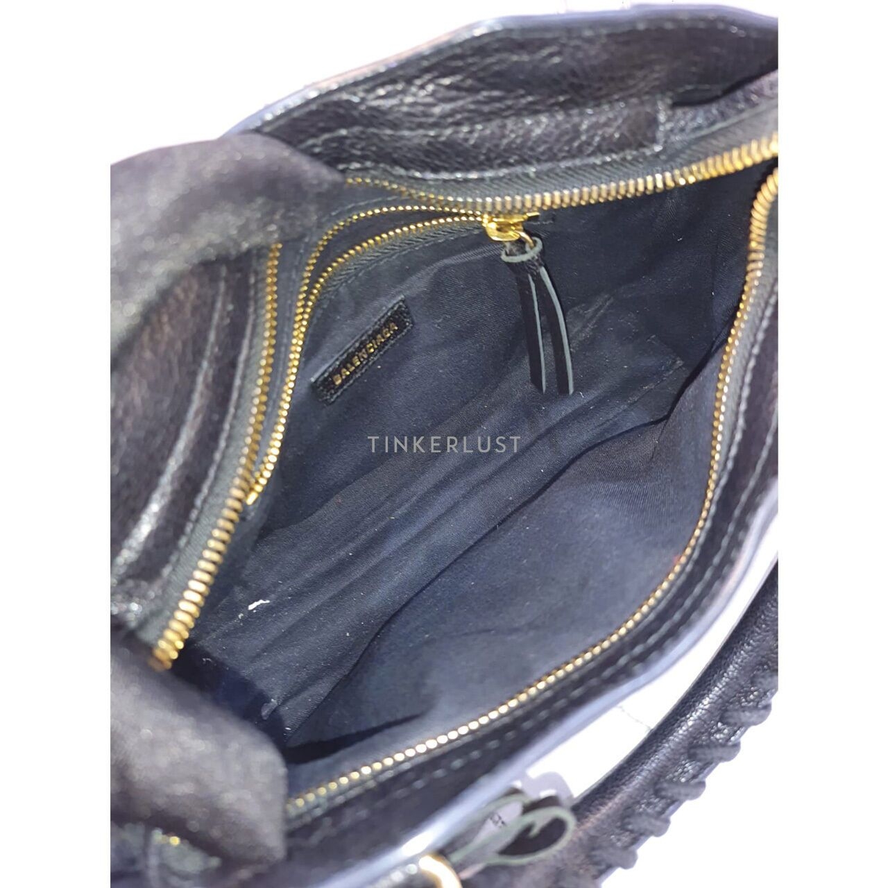 Balenciaga Mini City Edge Black 2020 GHW Satchel