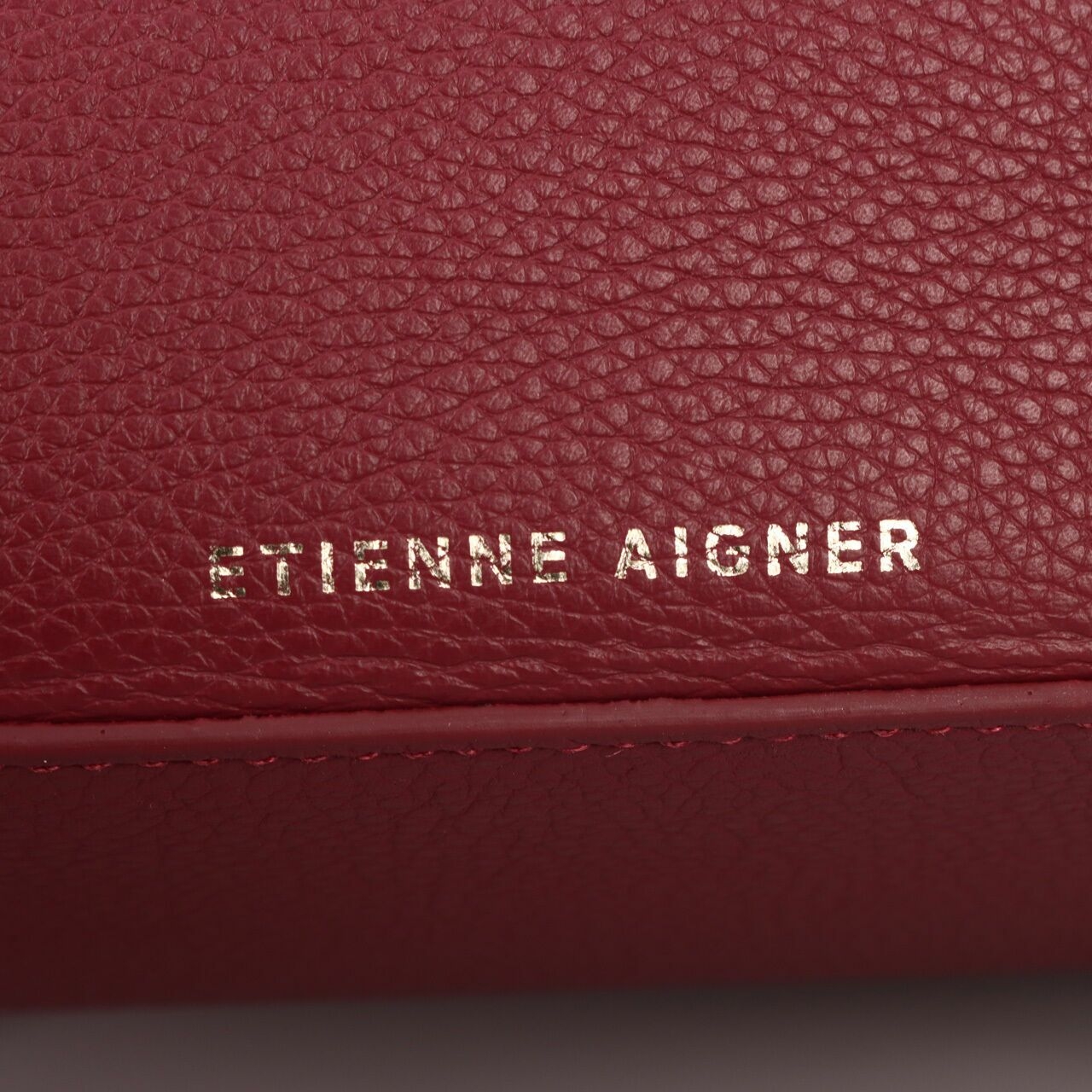 Aigner Adeline Bucket Antic Cordovan Maroon Shoulder Bag