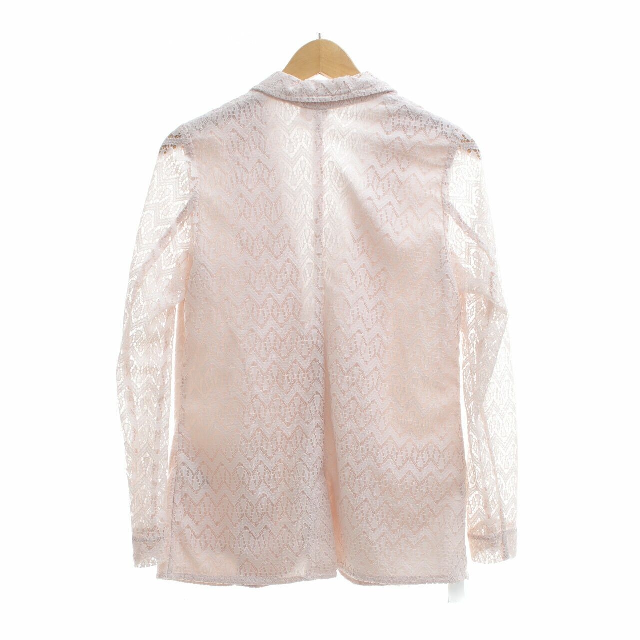 H&M Peach Lace Blazer