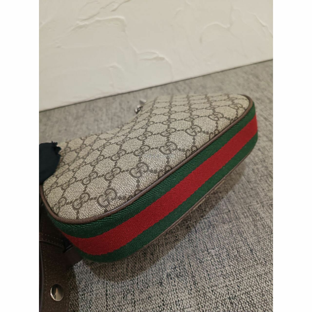 Gucci GG Supreme Brown & Beige Shoulder Bag 