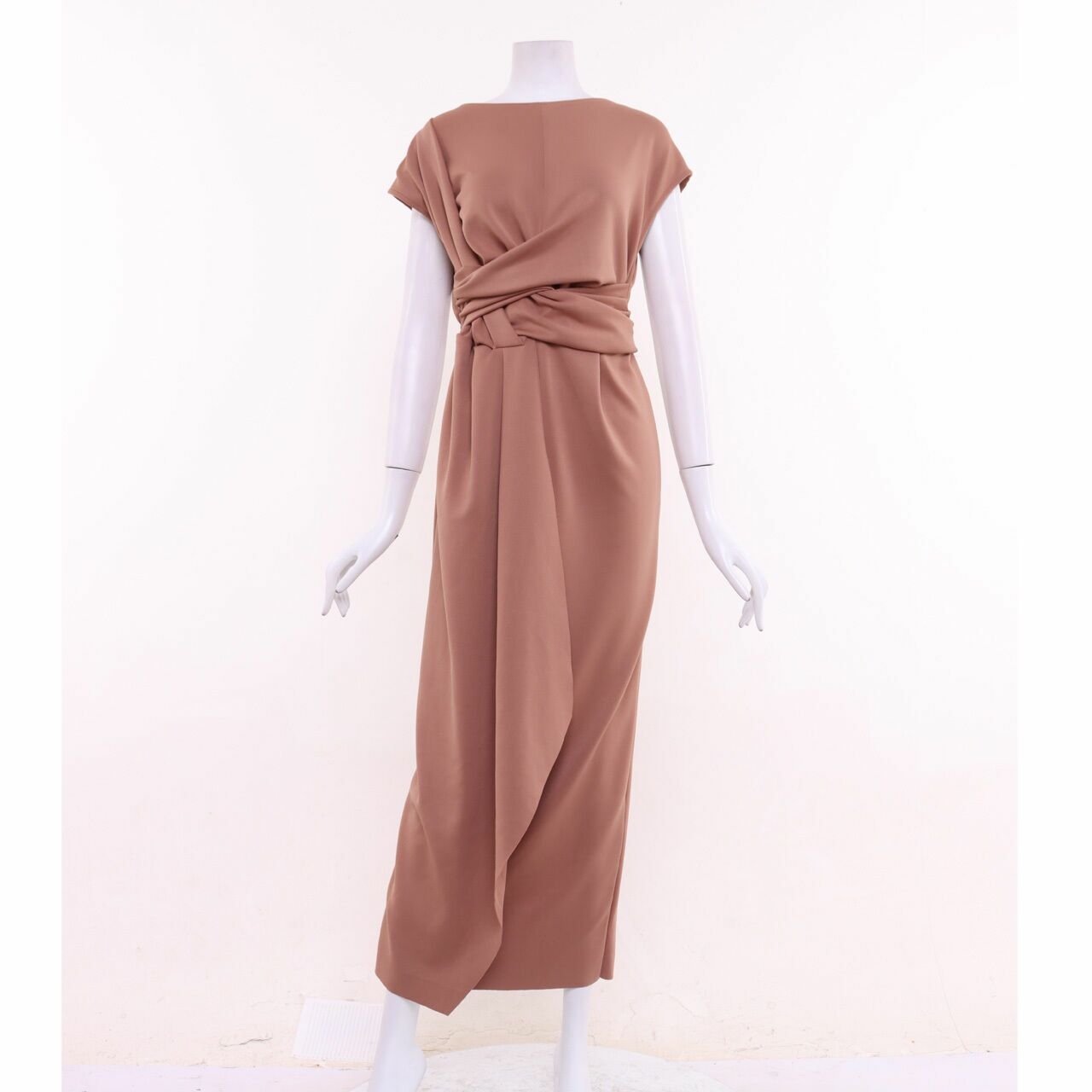 Pafon Brown Long Dress