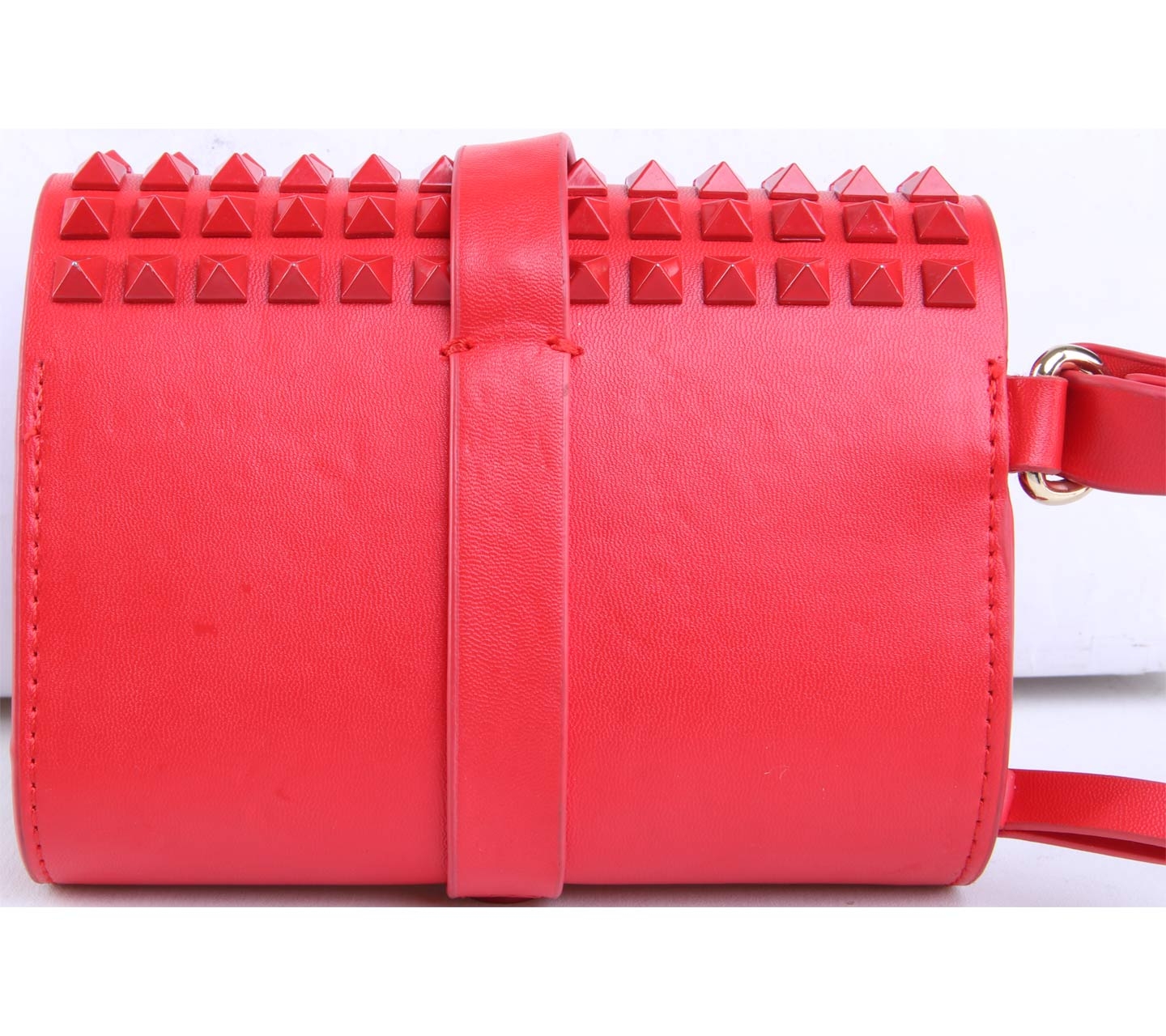 Zara Red Studded Clutch