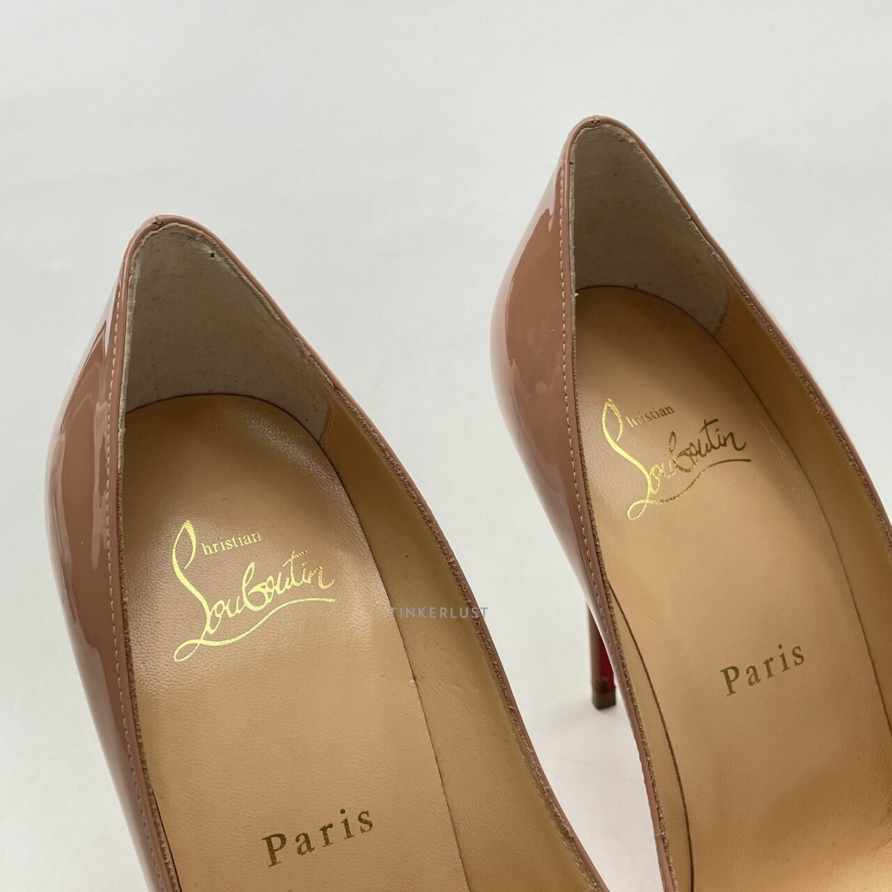 Christian Louboutin Nude Pointed Toe Heels