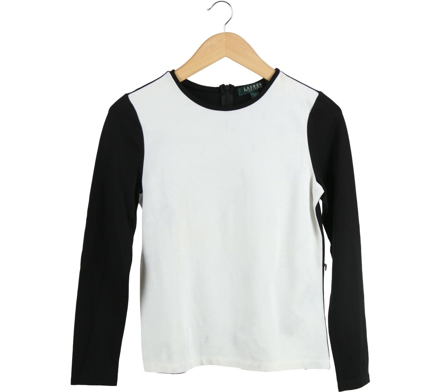 Ralph Lauren Black And White Blouse