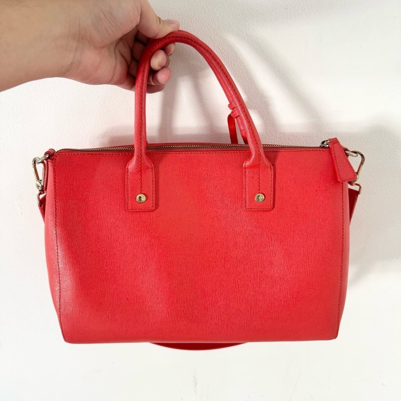 Furla Linda Orange Tote Bag