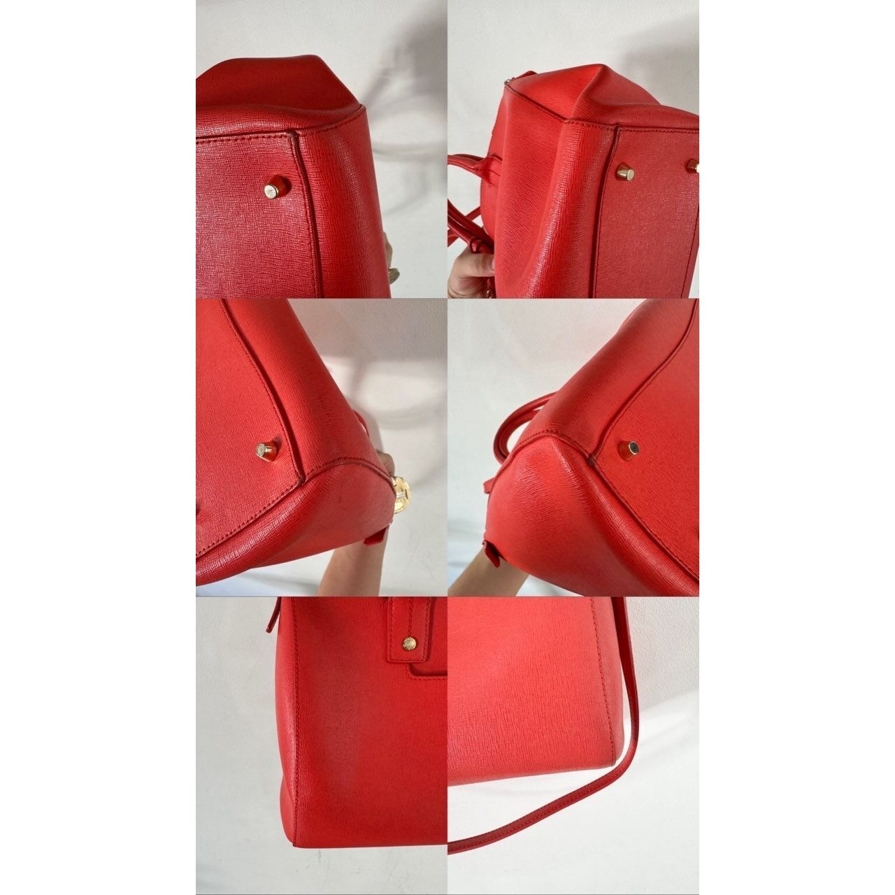 Furla Linda Orange Tote Bag