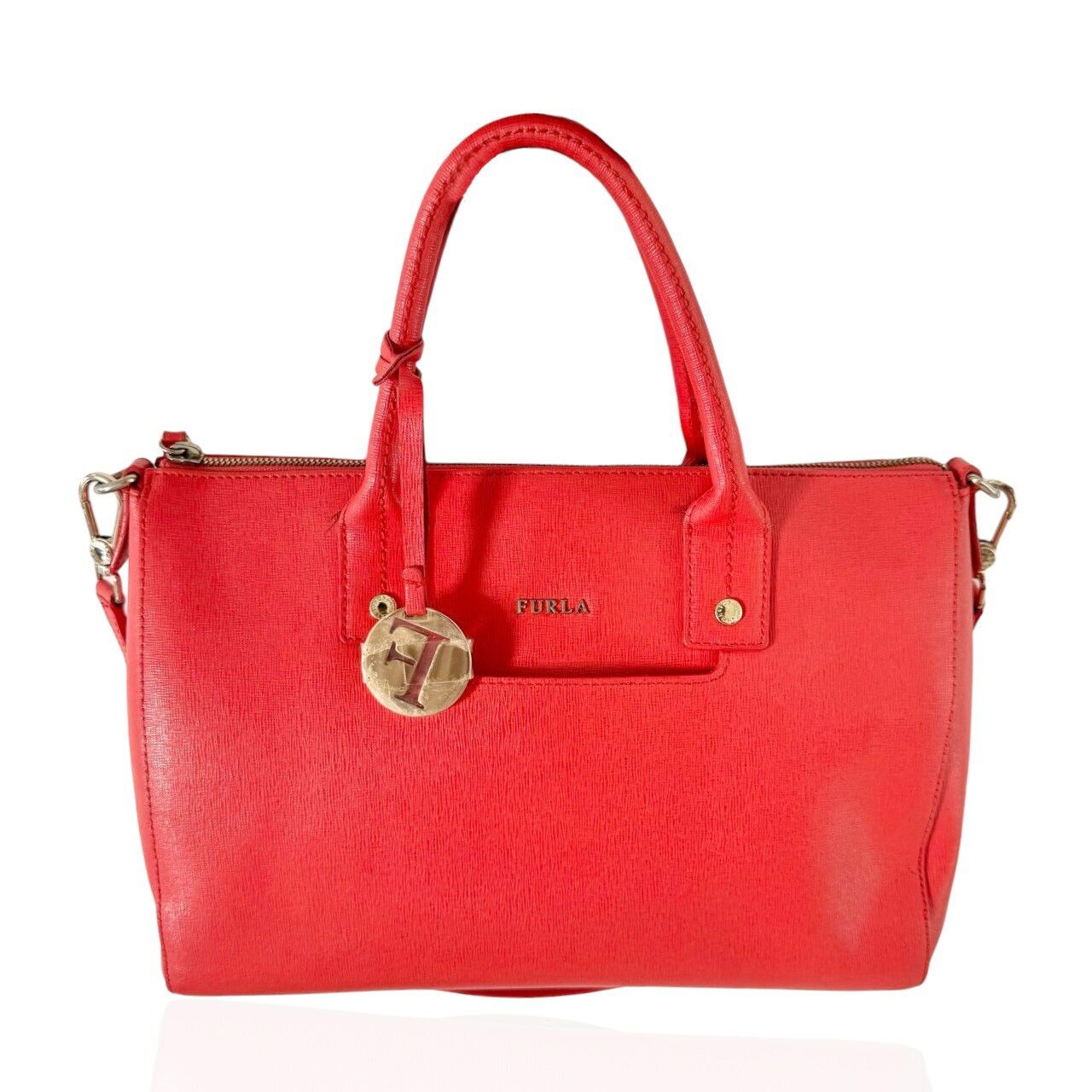 Furla Linda Orange Tote Bag