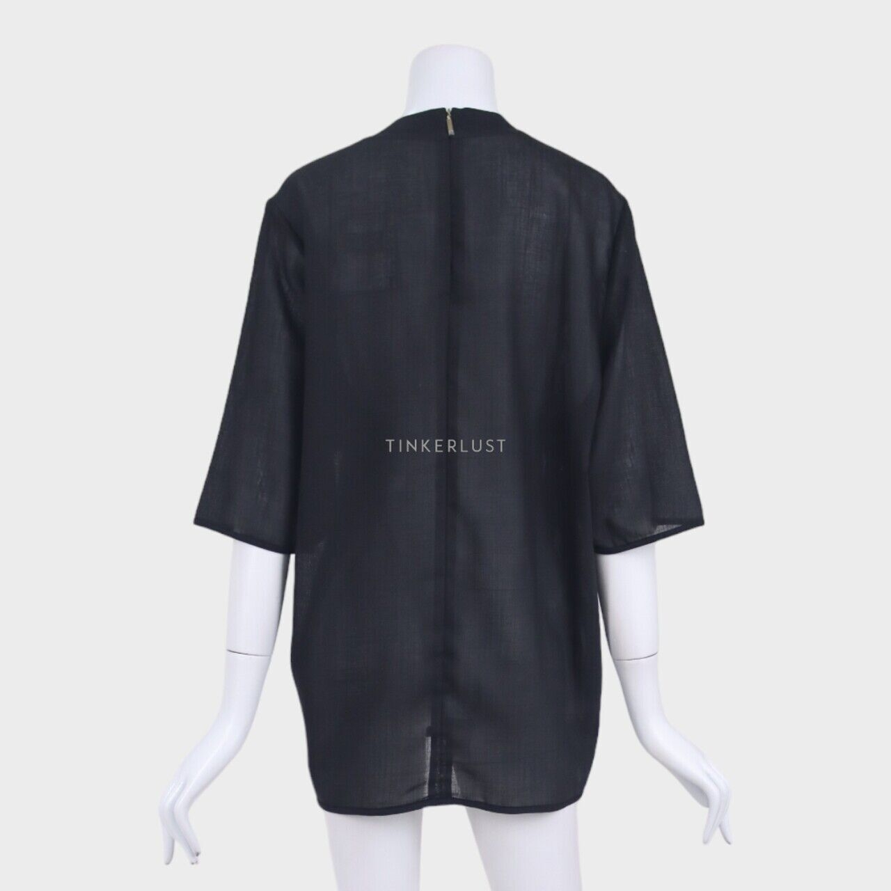 Calvin Klein Black Short Sleeve Blouse