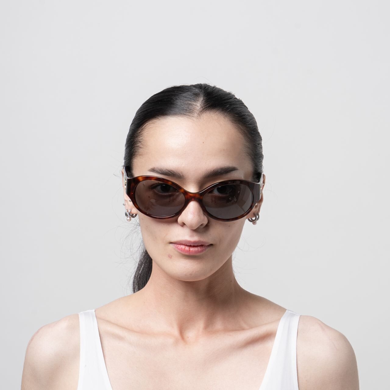 Celine Triomphe 11 Sunglasses in Acetate Red Havana