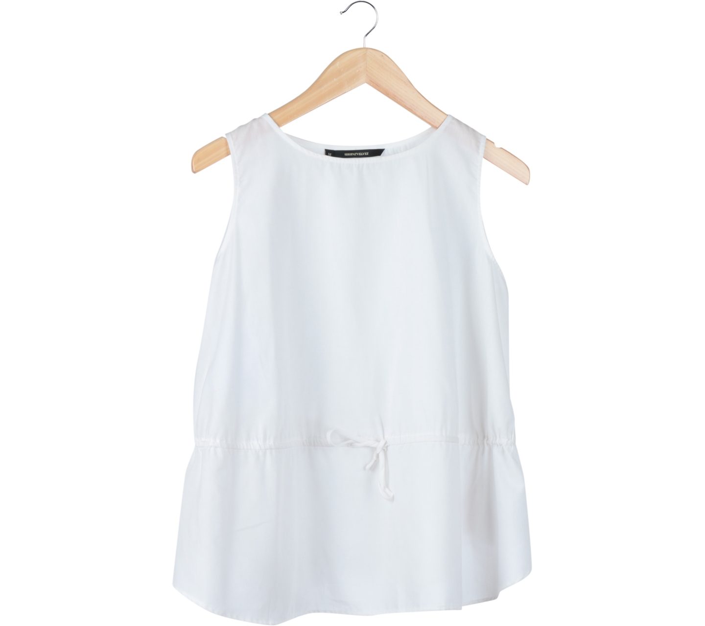 Shop At Velvet White Sleeveless Blouse