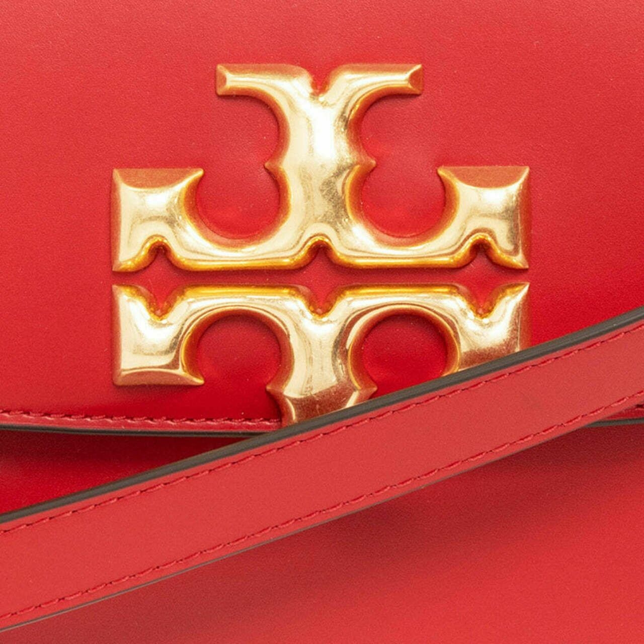 Tory Burch Eleanor Convertible Medium Shoulder Bag Red