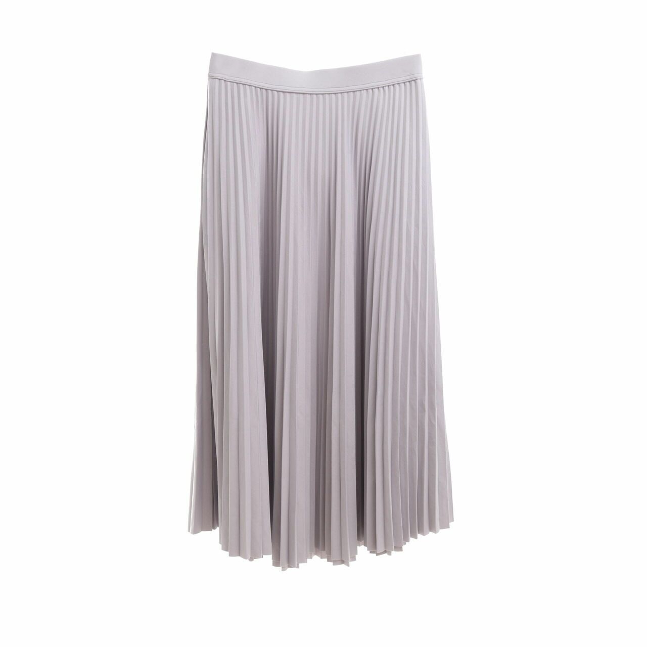 Eunoia Grey Midi Skirt