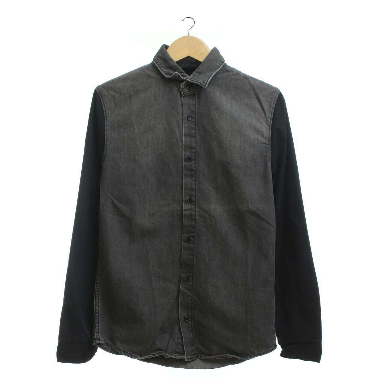 H&M Black & Grey Shirt