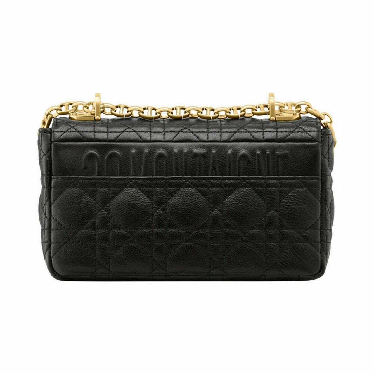 Small Caro Bag Supple Cannage Calfskin Black